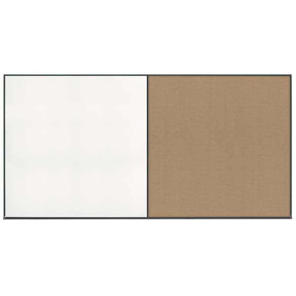 Enclosed Corkboard, 1 Door, 60"x36", 4" Fra